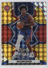 2021 Panini Mosaic Choice Fusion Red & Yellow Prizm 28/88 Killian Hayes #64 5ub