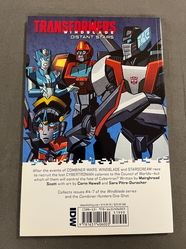 TRANSFORMERS WINDBLADE: DISTANT STARS TPB : Brand New Condition - Picture 2 of 2