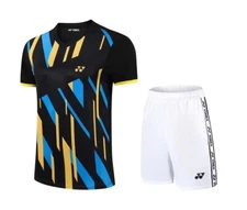 Li Ning Men's Table Tennis Badminton T-shirts + Shorts Suit Sports Sets 5055