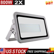 2X 800W LED Flood Light Cool White Outdoor Stadium Soccer Field Arena Spotlight