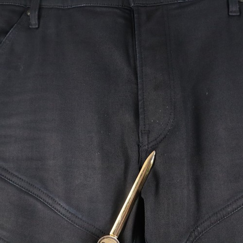 G-Star RAW Denim Airblaze 3D Skinny Men's Jeans Blue Wax Biker Moto Size 34Wx33L - Picture 3 of 18