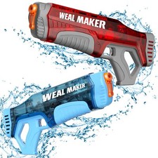 New Electric Water Gun 32Ft Range Automatic Water Gun Kids Toy with Big Capacity