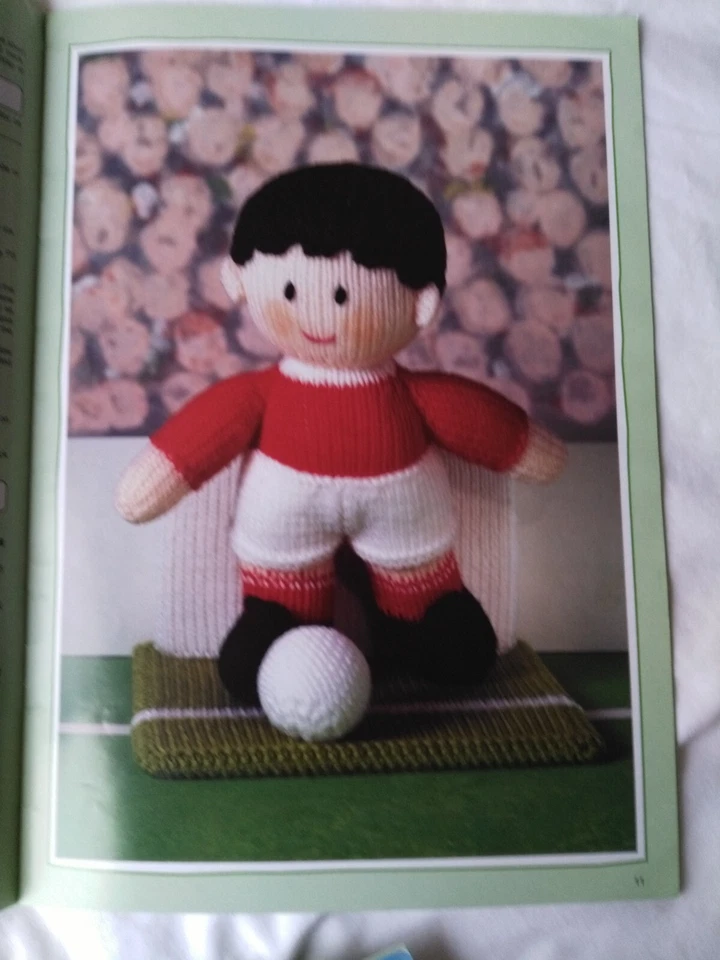 MASCOT DOLLS with Display Stands - JEAN GREENHOWE Knitting Pattern Book - Image 3 of 4