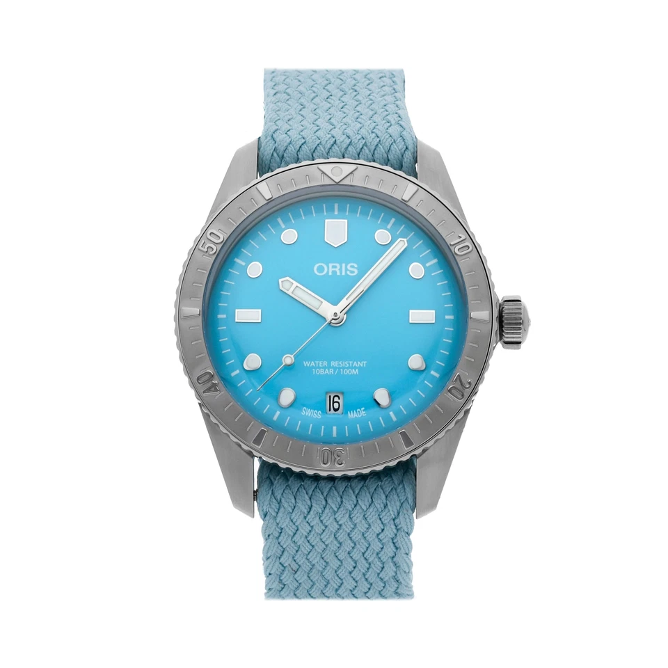 Oris Divers Sixty-Five "Cotton Candy" Sky Blue Auto 01 733 7771 4055-07 3 19 02S