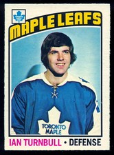 1976-77 OPC O PEE CHEE #39 IAN TURNBULL NM TORONTO MAPLE LEAFS HOCKEY CARD