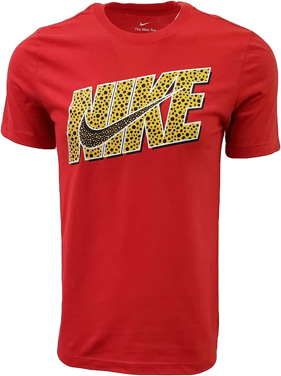 Red animal deals print nike shirt