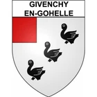Givenchy-en-Gohelle 62 city coat of arms stickers adhesive sticker