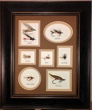 8 Framed and Mounted Flies