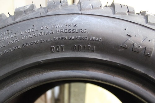 MULE 3010 23" STREET LEGAL ATV / UTV TIRE & QB BLACK WHEEL KIT " DOT APPROVED " - Picture 6 of 6