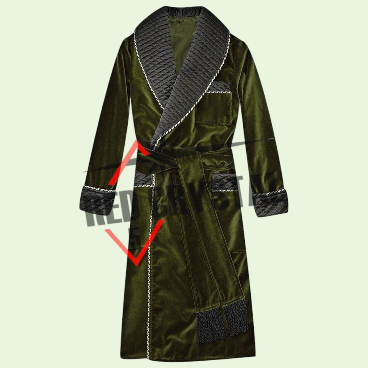 slim fit dress slacks Satin Dark Green Prom Dresses Long Square Evening Dress Backless with High Slit Dark Green / US2 main image 0