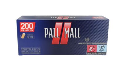 Pall Mall Red XTRA Zigarettenhülsen Hülsen Karton =(50x 200er - Packung)