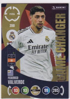 Panini 2025 FIFA Club World Cup 25 Card No. 350 Federico Valverde Game Changer