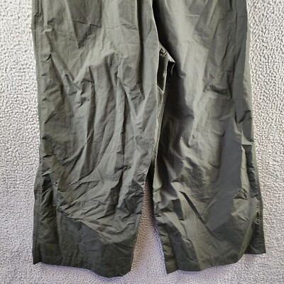 Nicholas Daley Oversized Fit Wide Leg Pants Men's 32 Olive Elastic