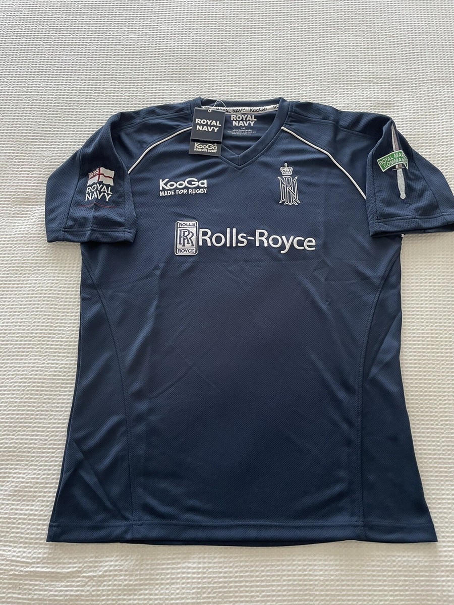 Royal Navy Rugby Union Jersey BNWT Kooga Rolls Royce Shirt
