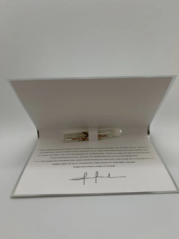 Creed Imperial Millesime Lote L C3311X01 2.5 ml Frasco Artículo Extremadamente Raro Foto 2 de 3