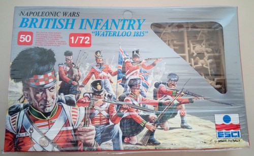 Esci 215 – 1/72 – Infanterie Britannique Waterloo 1815 – Guerres Napoléoniennes – Peint