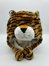 Plush Fun Animal Hat One Size Polyester Tiger 