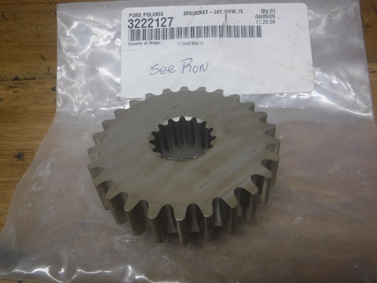 2006 Polaris FUSION 700 TOP CHAINCASE GEAR SPROCKET 26T 3/4 2006 Polaris FUSION 700 TOP CHAINCASE GEAR SPROCKET 26T 3/4