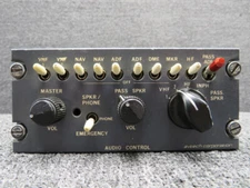 793-20 Avtech Audio Control Panel with Mods (Chipped Face) (Volts: 28)