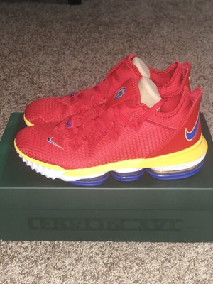 lebron xvi low red