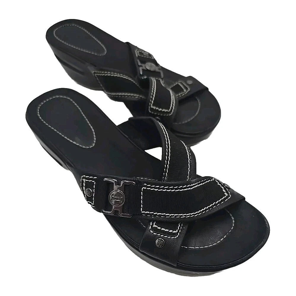 PUMA Sandali Cole Haan Air Alta High Slide donna taglia 7B neri comodi zeppa goth punk