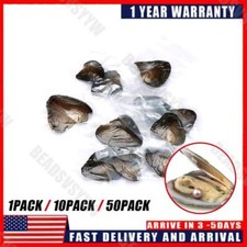 1-50 pack Individually Wrapped Oysters whith Natural Pearl Holiday Birthday Gift