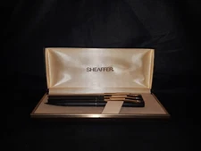 Vintage Sheaffer TRZ60 Black & Gold 3-Piece Writing Instrument Set (Brand New!)