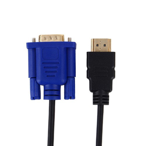 1080P HDTV to VGA Male 15 Pin Adapter Connector Cable for PC Computer TV - Afbeelding 2 van 12