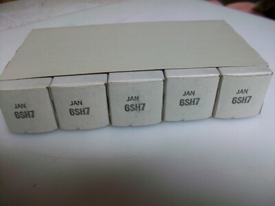 SLEEVE OF 5 JAN GE 6SH7 TUBES       5960-00-989-1251