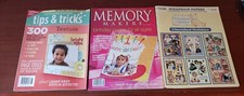 Mixed Lot of 5 Scrapbook Magazines