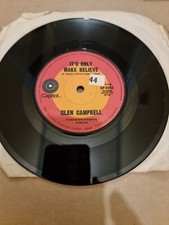 Glen Campbell. Pave Your Way Into Tomorrow. 7 Inch Single. Record Vinyl. VG 