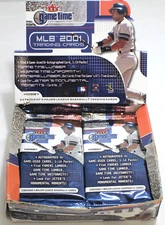 2001 Fleer Game Time MLB Major League Baseball Trading Cards Sealed Hobby Pack