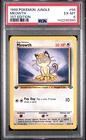 1999 POKEMON JUNGLE 1ST EDITION #56 MEOWTH PSA 6