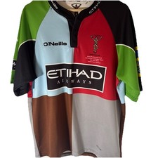 Rare Harlequins 2011/12 Aviva Premiership Final Rugby Union Shirt Jersey Large
