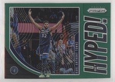 2019-20 Panini Prizm Get Hyped! Green Prizm Karl-Anthony Towns #1 qc6