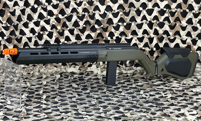 Hera Arms H-22 Special Teams Carbine Gas Blowback Airsoft Rifle - Green (50394)