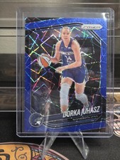 2025 Panini Prizm WNBA #109 Dorka Juhasz Blue Velocity Prizms