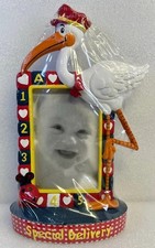 Special Delivery Stork Baby Photo Frame 3D