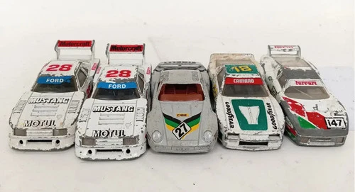Matchbox SPECIALS Vintage 1980s Diecast Supercar Bundle x5 Mustang Camaro