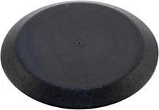 2" 2 inch Flush Mount Black Plastic Body and Sheet Metal Hole Plug Qty 1