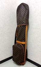 Louis Vuitton Monogram Golf Club Bag Caddy bag PVC Leather Vintage Used 2