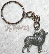 Porte-clés SCHIPPERKE chien étain fin porte-clés