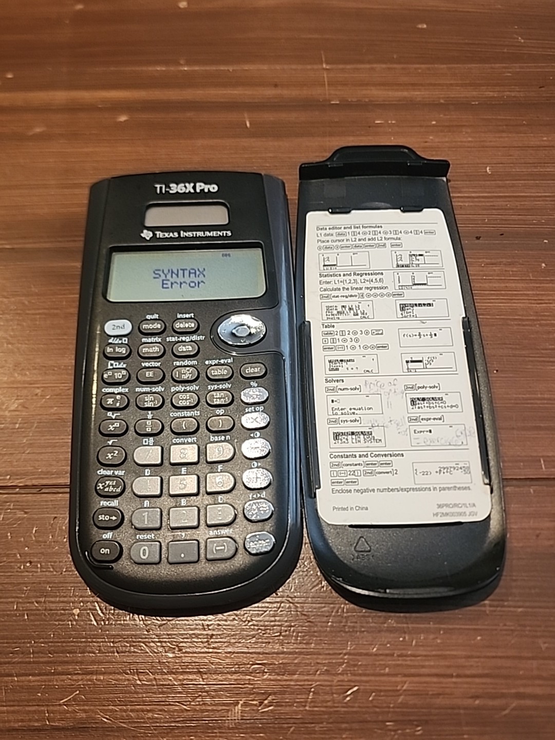 ⭐ Texas Instruments TI-36X Pro Scientific Calculator - TESTED ⭐