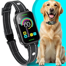 Dog Bark Collar, DINJOO Smart Anti-Barking Training Collar with Beep  Shock