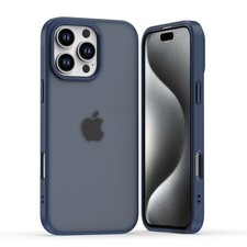 For iPhone 12 13 14 15 16 17 Pro Max Air Translucent Frosted Slim Magnetic Case