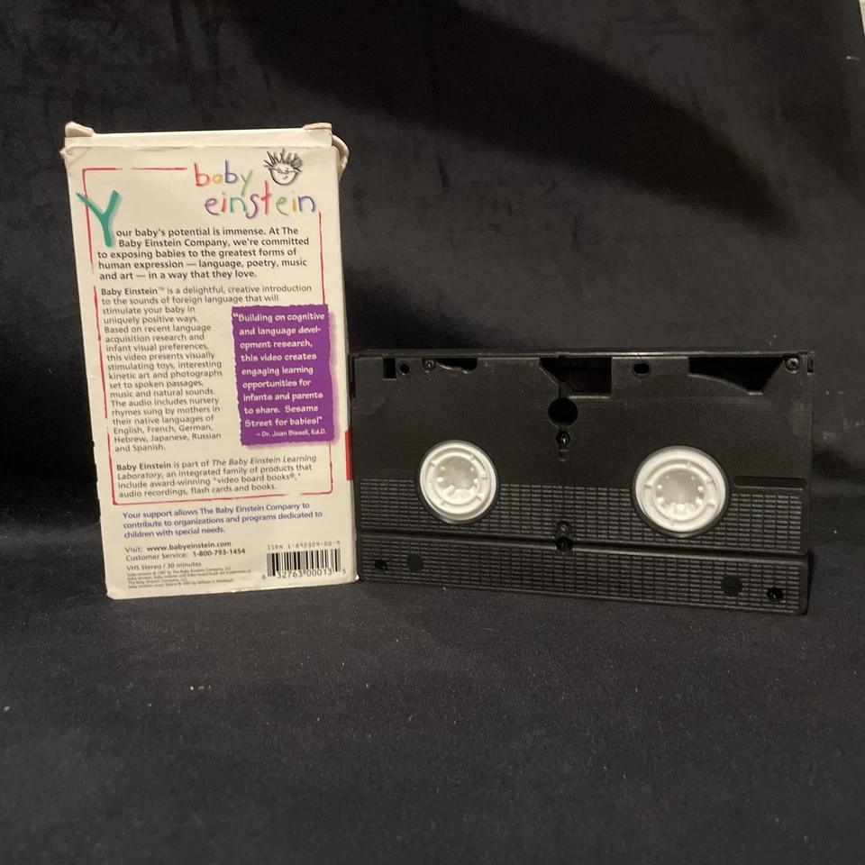 Vintage Baby Einstein Language Nursery 1999 VHS Tape - Image 2 of 4