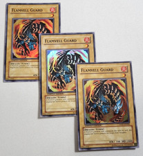 YuGiOh TCG 3 x Flamvell Guard - Super Rare - Limited Edition HA01-EN009 LP