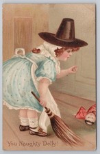 Raphael Tuck postcard You Naughty Dolly! JUVENILE 6812 c1915