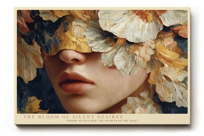 Paul Sinus Wandbild The Bloom of Silent Desires Secrets Beneath the Petals