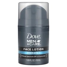 Men + Care, Face Lotion, Hydrate +, SPF 15, 1.69 fl oz (50 ml)